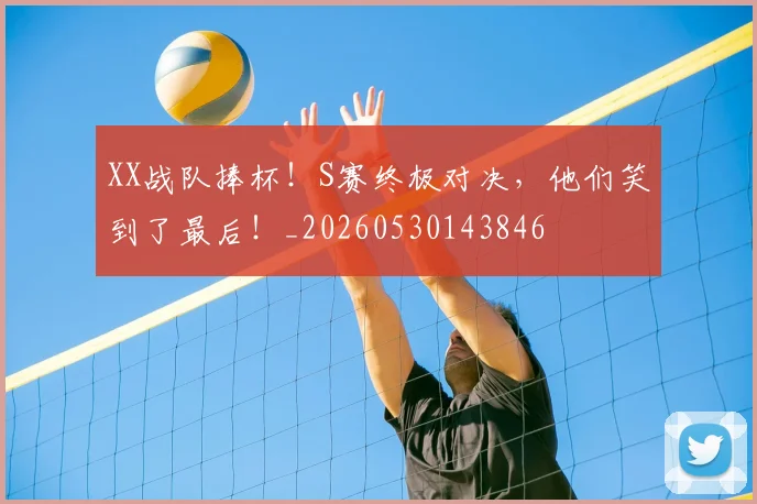 XX战队捧杯!S赛终极对决,他们笑到了最后!_20260530143846